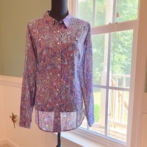Paisley Lane Bryant button down shirt